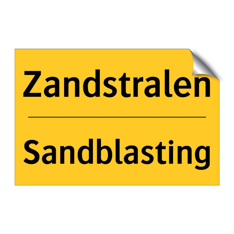 Zandstralen - Sandblasting & Zandstralen - Sandblasting & Zandstralen - Sandblasting