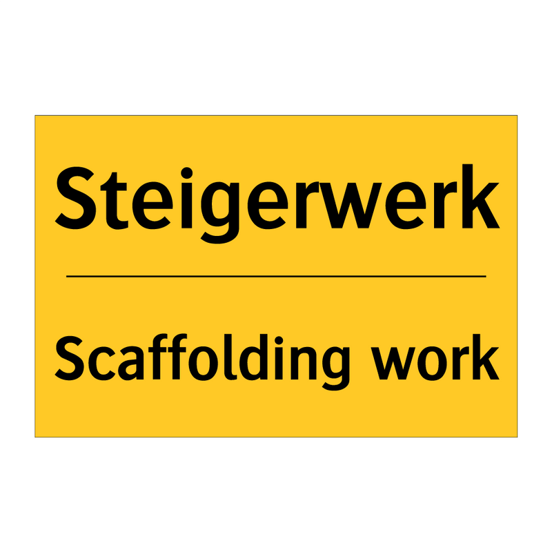 Steigerwerk - Scaffolding work & Steigerwerk - Scaffolding work & Steigerwerk - Scaffolding work