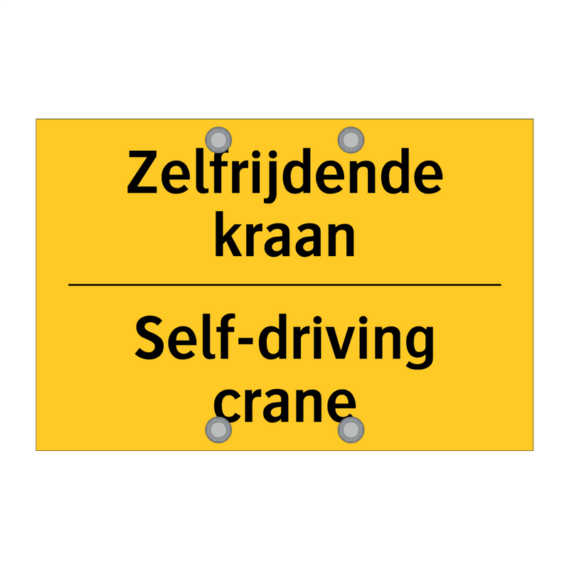 Zelfrijdende kraan - Self-driving crane & Zelfrijdende kraan - Self-driving crane