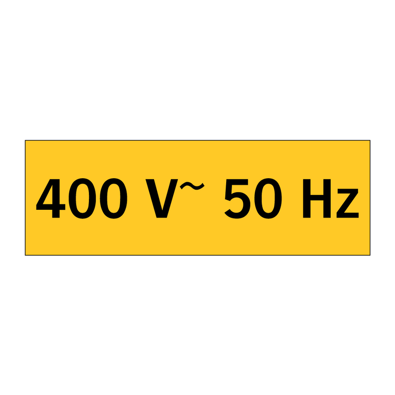 400 V~ 50 Hz & 400 V~ 50 Hz & 400 V~ 50 Hz & 400 V~ 50 Hz & 400 V~ 50 Hz & 400 V~ 50 Hz