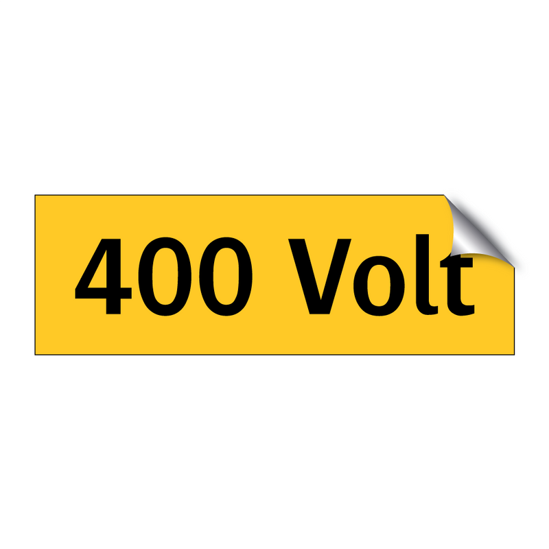 400 Volt & 400 Volt & 400 Volt & 400 Volt