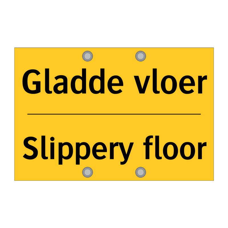 Gladde vloer - Slippery floor & Gladde vloer - Slippery floor & Gladde vloer - Slippery floor