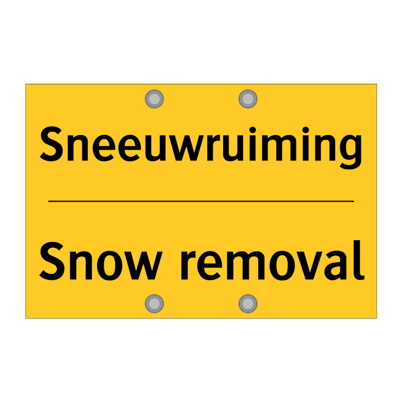 Sneeuwruiming - Snow removal & Sneeuwruiming - Snow removal & Sneeuwruiming - Snow removal