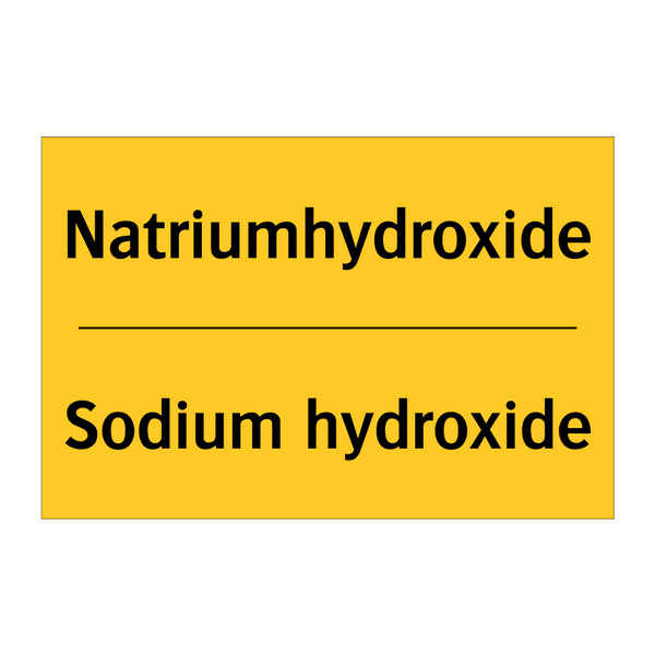 Natriumhydroxide - Sodium hydroxide & Natriumhydroxide - Sodium hydroxide