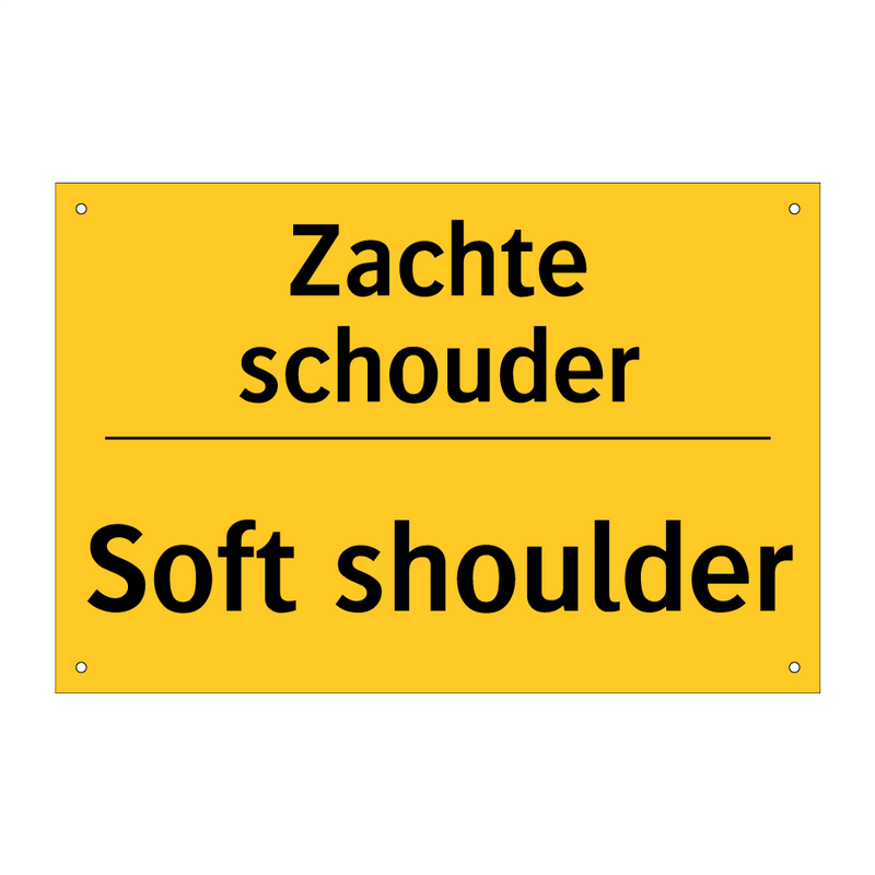 Zachte schouder - Soft shoulder & Zachte schouder - Soft shoulder & Zachte schouder - Soft shoulder