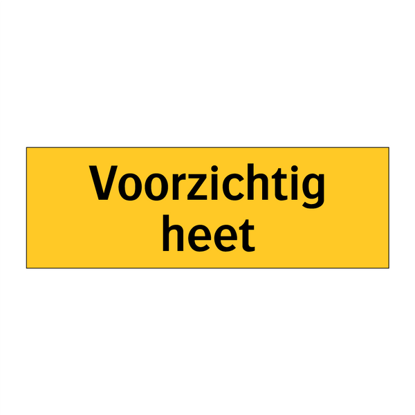 Voorzichtig heet & Voorzichtig heet & Voorzichtig heet & Voorzichtig heet & Voorzichtig heet