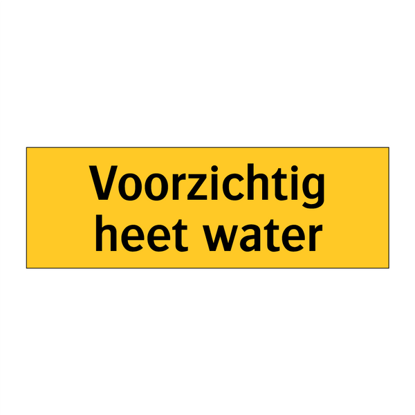 Voorzichtig heet water & Voorzichtig heet water & Voorzichtig heet water & Voorzichtig heet water