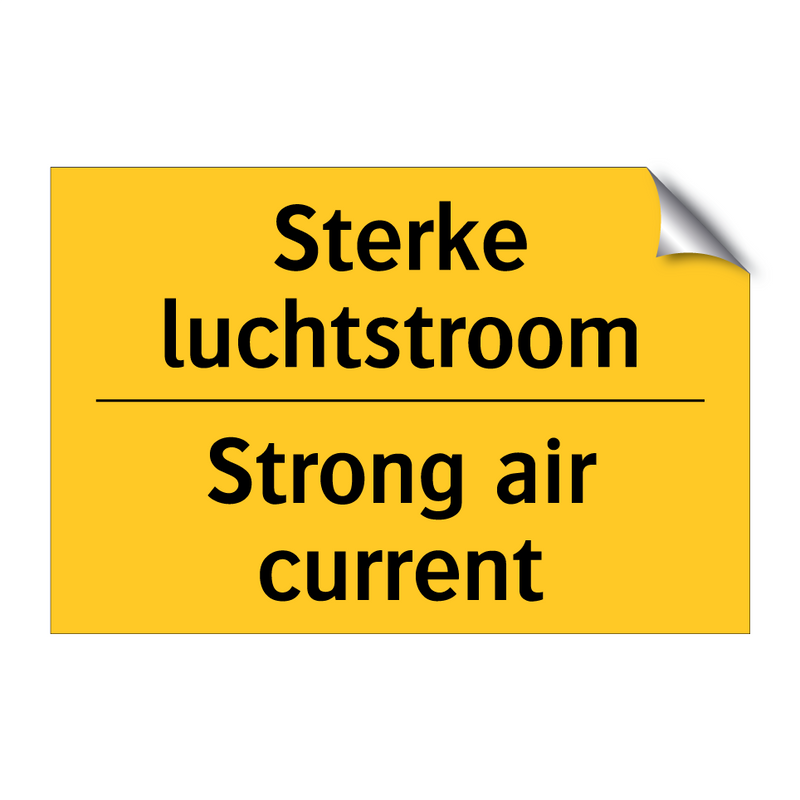 Sterke luchtstroom - Strong air current & Sterke luchtstroom - Strong air current