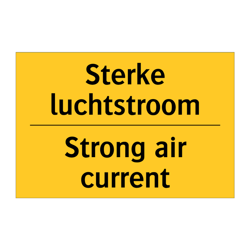 Sterke luchtstroom - Strong air current & Sterke luchtstroom - Strong air current