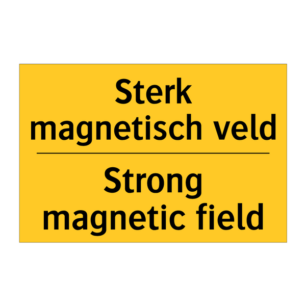 Sterk magnetisch veld - Strong magnetic field & Sterk magnetisch veld - Strong magnetic field