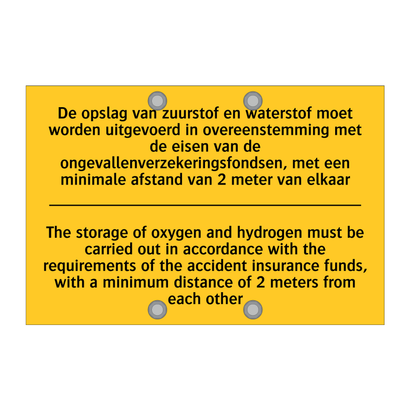 De opslag van zuurstof en waterstof /.../ - The storage of oxygen and hydrogen /.../