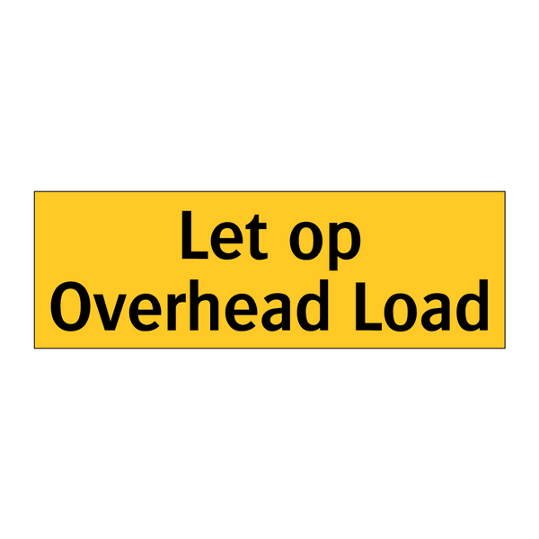 Let op Overhead Load & Let op Overhead Load & Let op Overhead Load & Let op Overhead Load