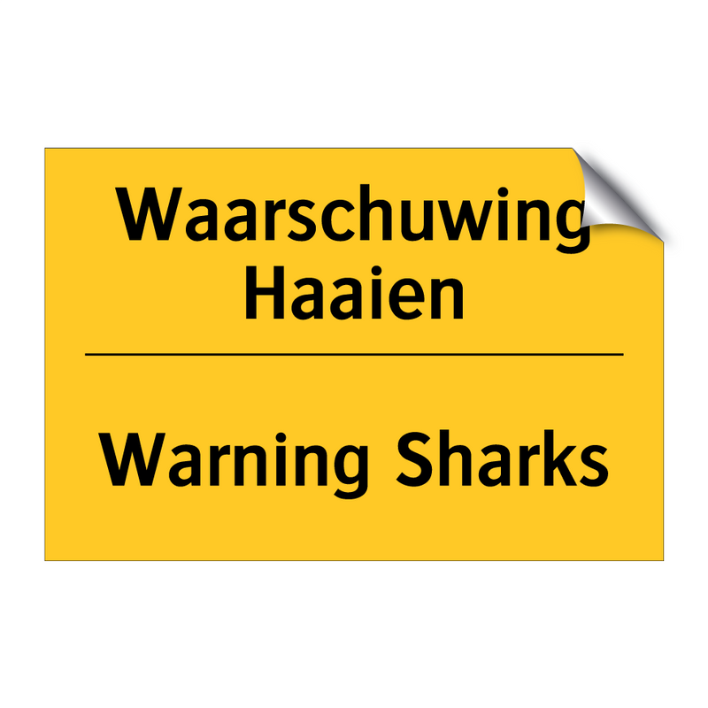 Waarschuwing Haaien - Warning Sharks & Waarschuwing Haaien - Warning Sharks