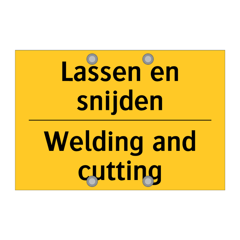 Lassen en snijden - Welding and cutting & Lassen en snijden - Welding and cutting