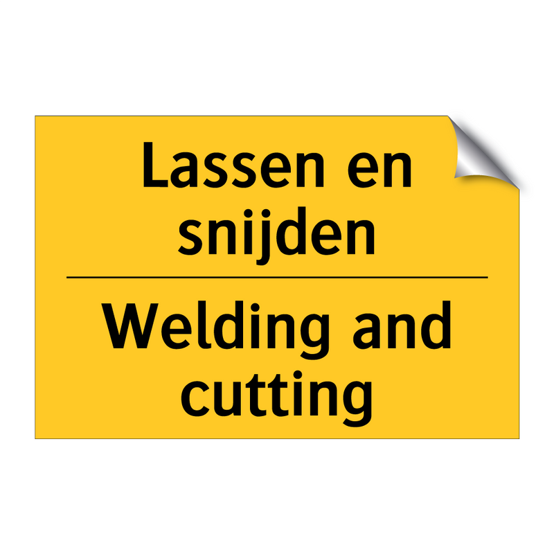 Lassen en snijden - Welding and cutting & Lassen en snijden - Welding and cutting