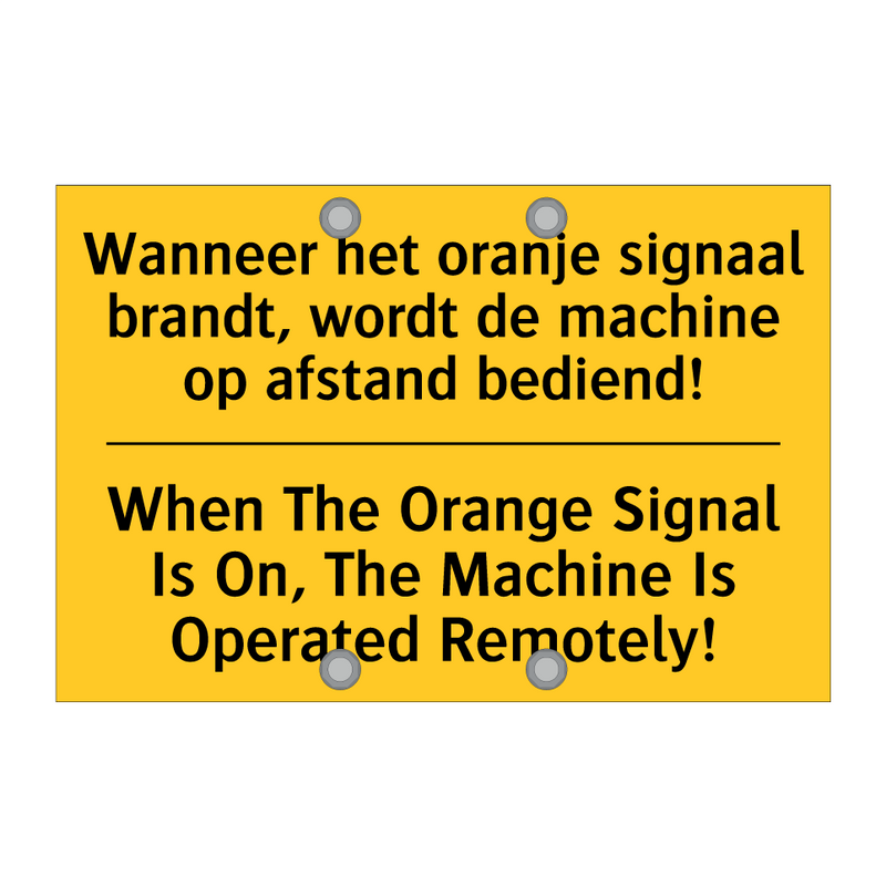 Wanneer het oranje signaal brandt, /.../ - When The Orange Signal Is On, /.../