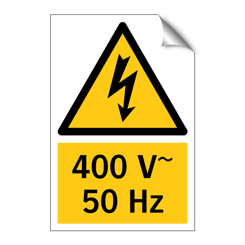 400 V~ 50 Hz