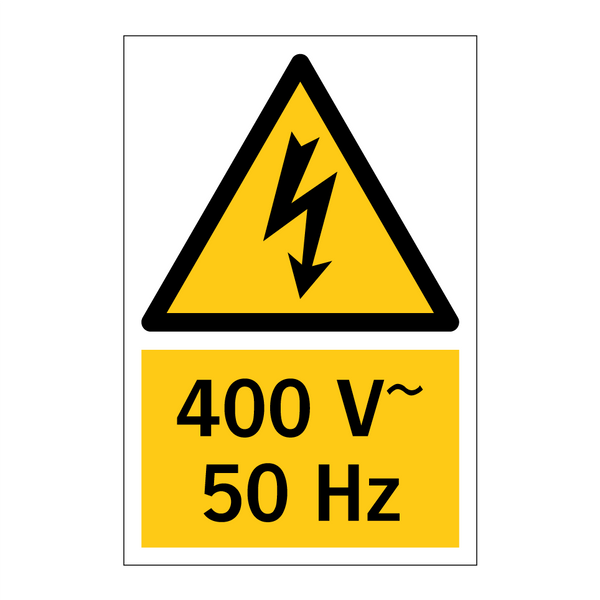 400 V~ 50 Hz