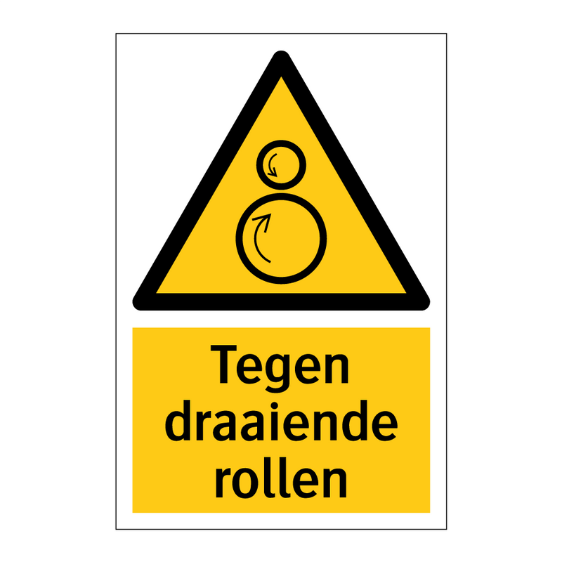 Tegen draaiende rollen