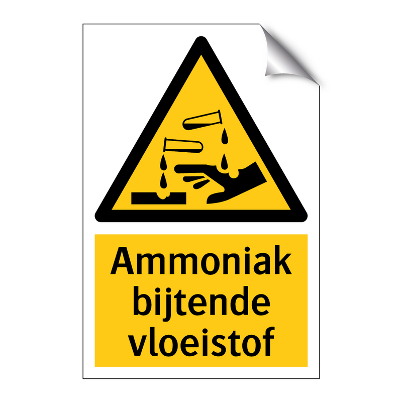 Ammoniak bijtende vloeistof