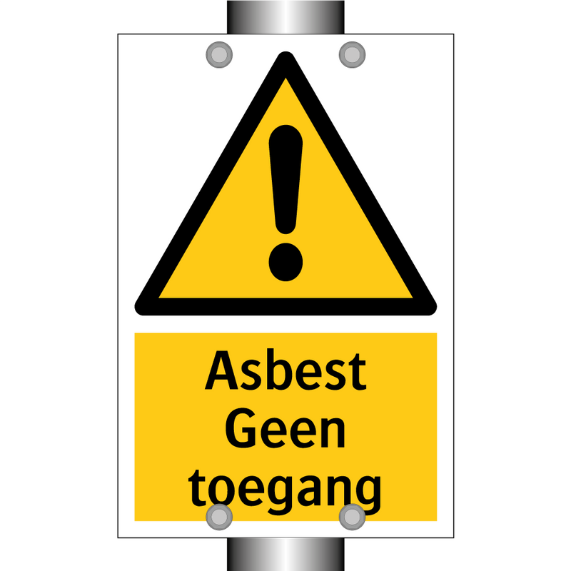 Asbest Geen toegang