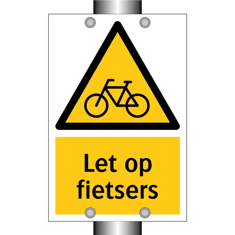 Let op fietsers