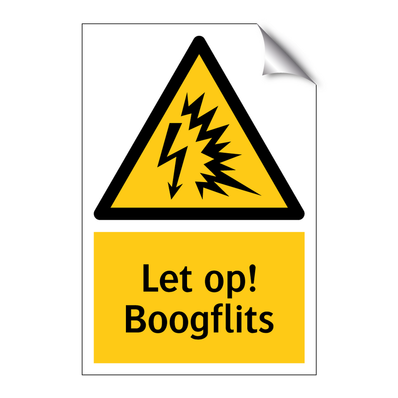 Let op! Boogflits