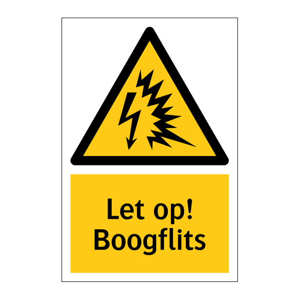 Let op! Boogflits