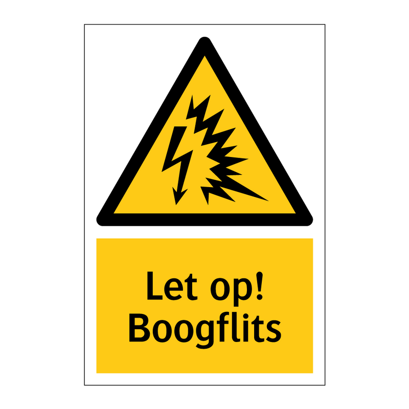 Let op! Boogflits