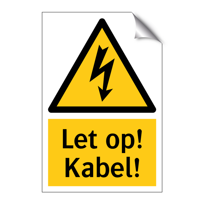 Let op! Kabel!