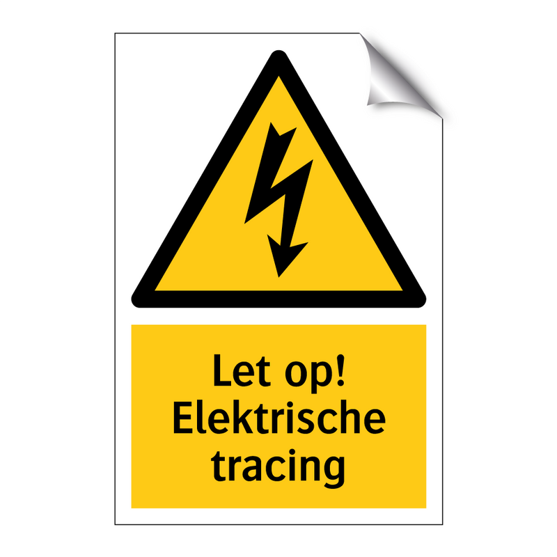 Let op! Elektrische tracing