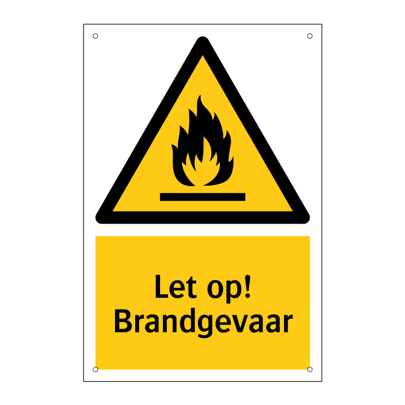 Let op! Brandgevaar