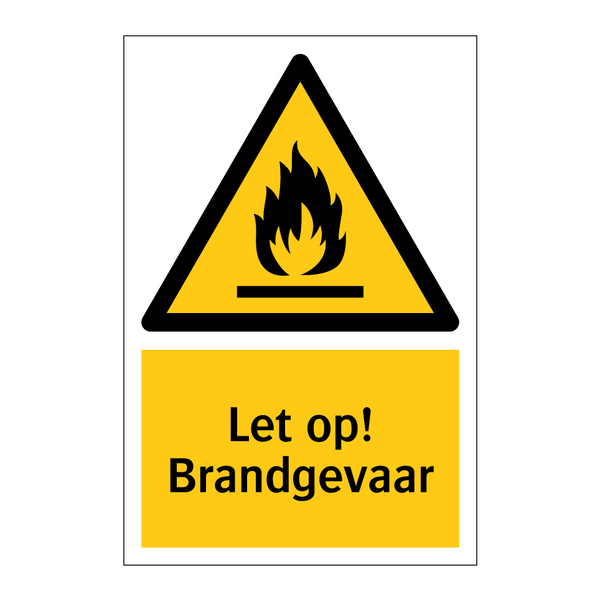 Let op! Brandgevaar