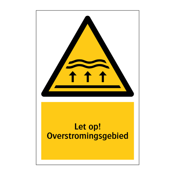 Let op! Overstromingsgebied