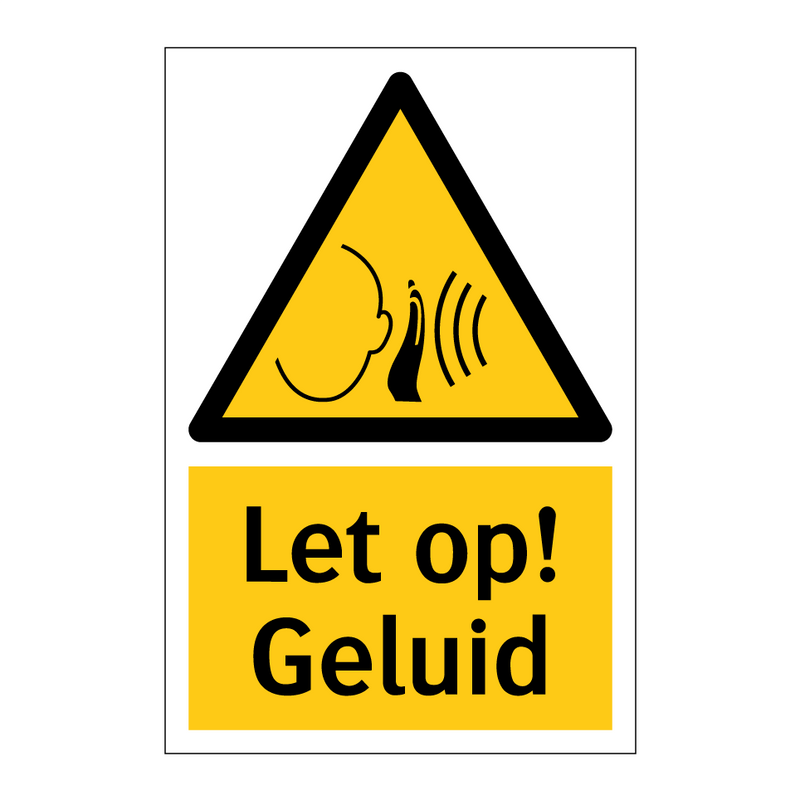 Let op! Geluid