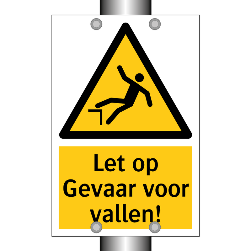 Let op Gevaar voor vallen!