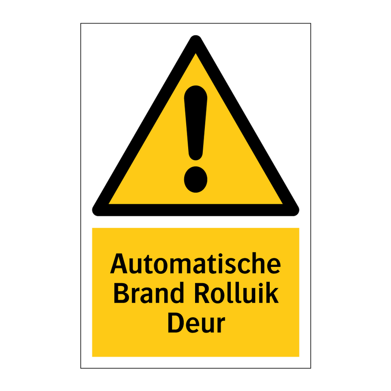 Automatische Brand Rolluik Deur