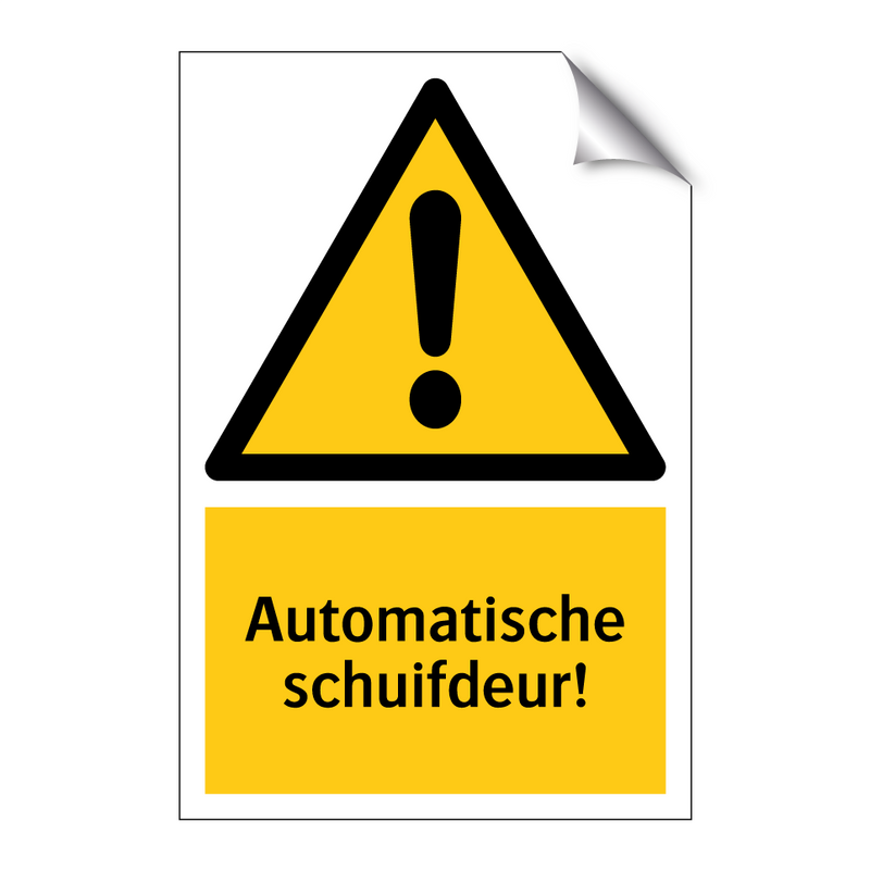 Automatische schuifdeur!