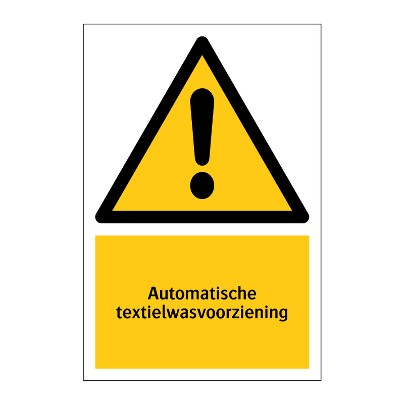 Automatische textielwasvoorziening