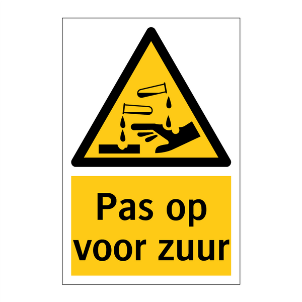 Pas op voor zuur