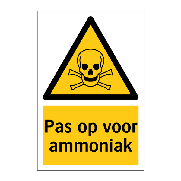 Pas op voor ammoniak