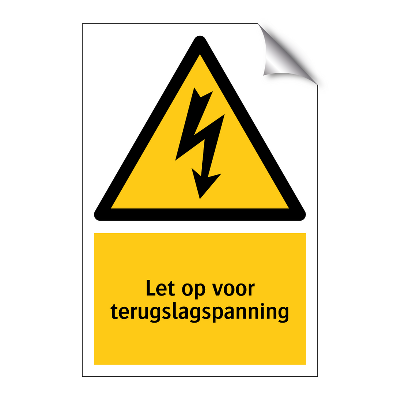 Let op voor terugslagspanning