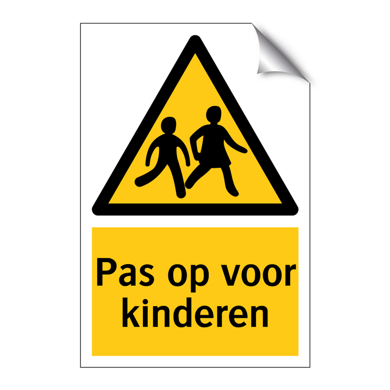 Pas op voor kinderen