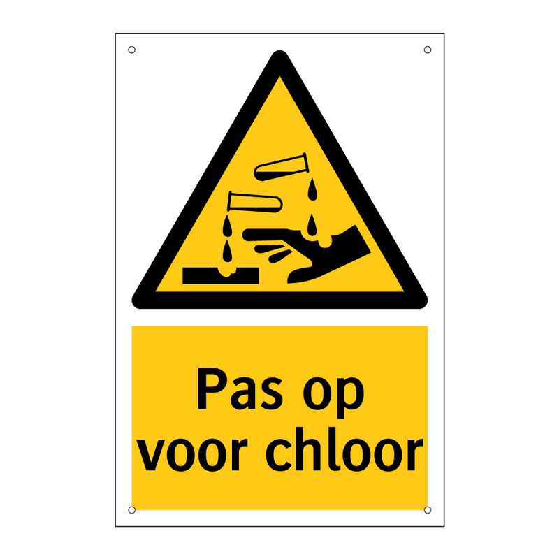 Pas op voor chloor