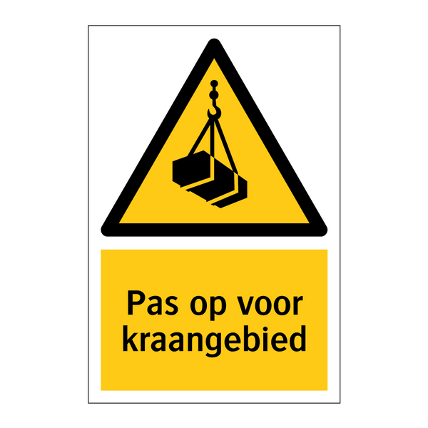 Pas op voor kraangebied