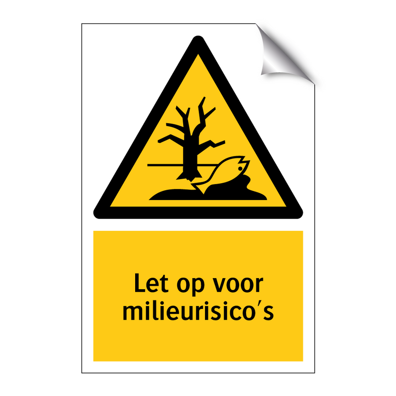 Let op voor milieurisico's