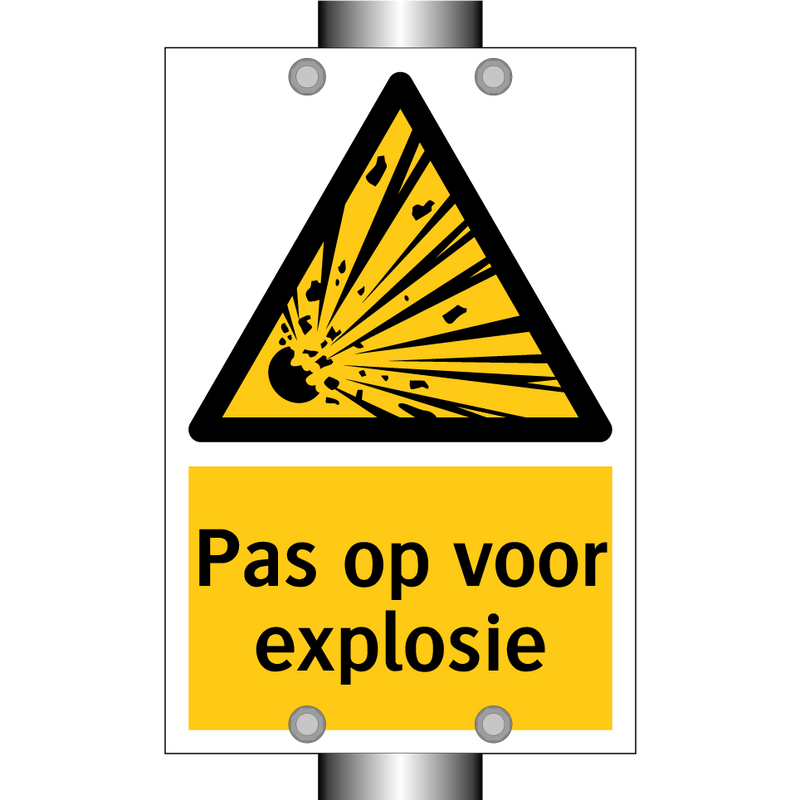 Pas op voor explosie