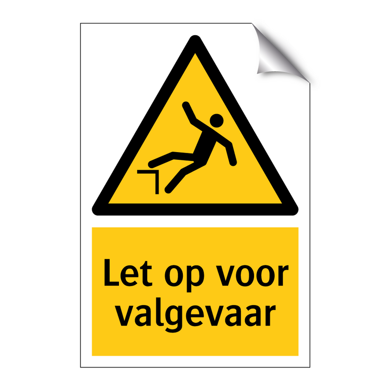 Let op voor valgevaar