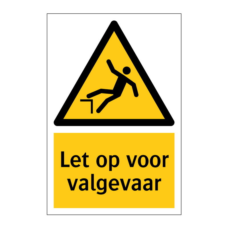 Let op voor valgevaar