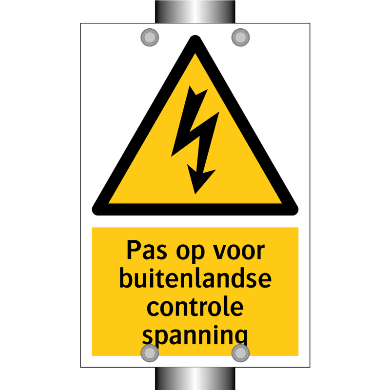 Pas op voor buitenlandse controle spanning